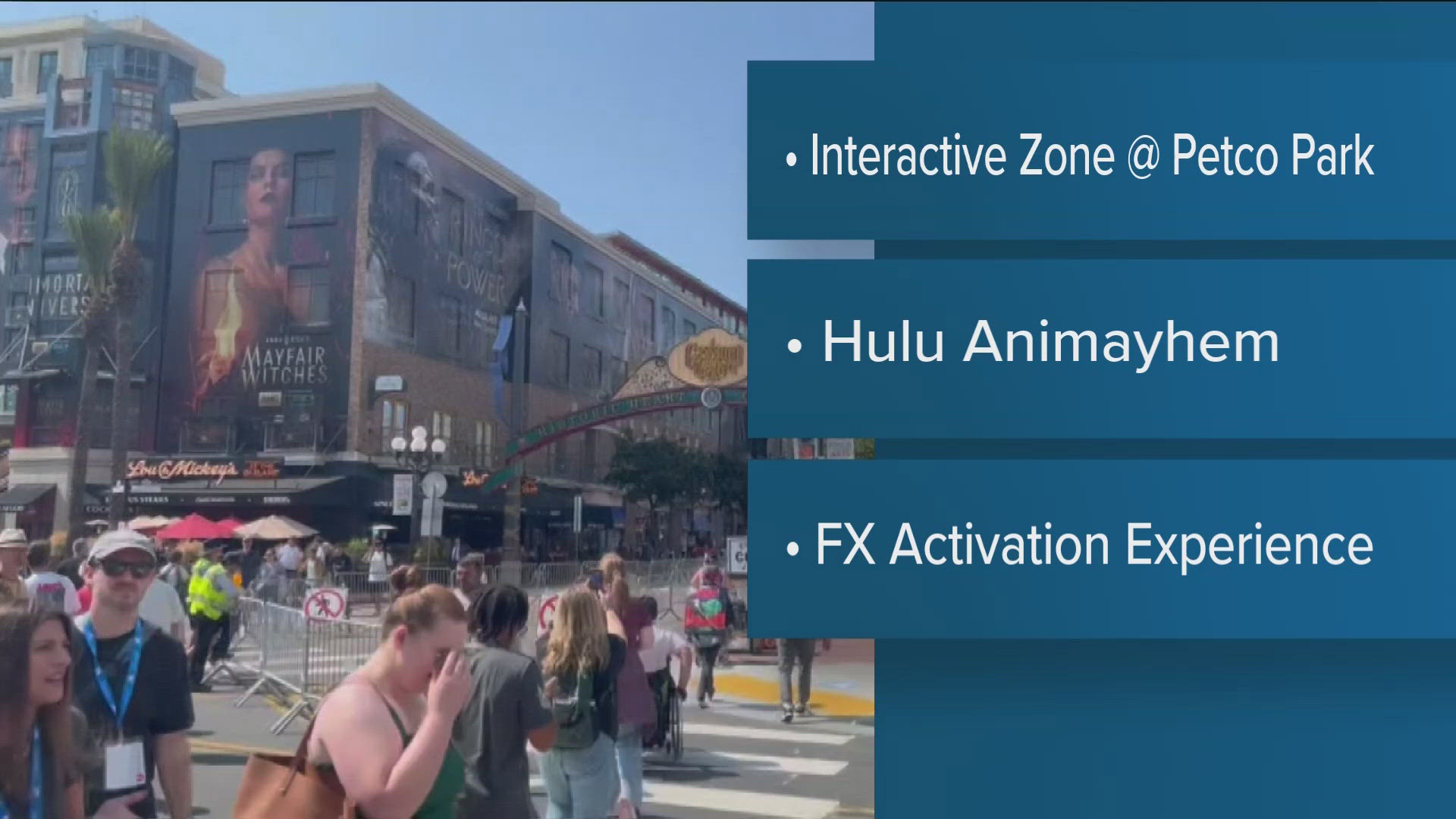 If you don’t have a badge, here are some free, pop-up activations and activities located outside the San Diego Convention Center that you won’t want to miss.