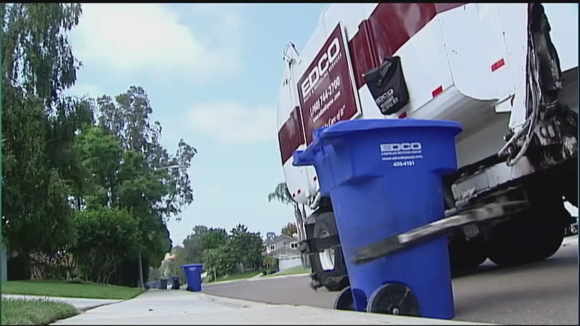 What happens once you put all of that plastic into the blue bin? Where does it go?