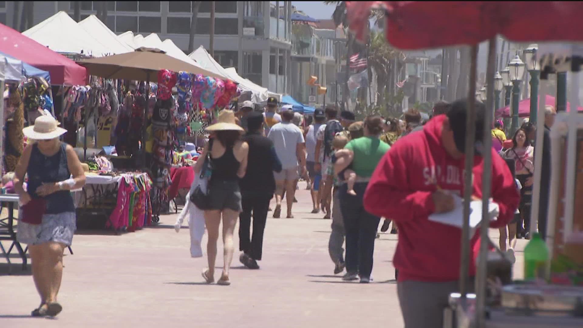 Local residents and regular beachgoers blame vendors for an uptick in crime and trash while vendors say they are paying business taxes and earning a living.