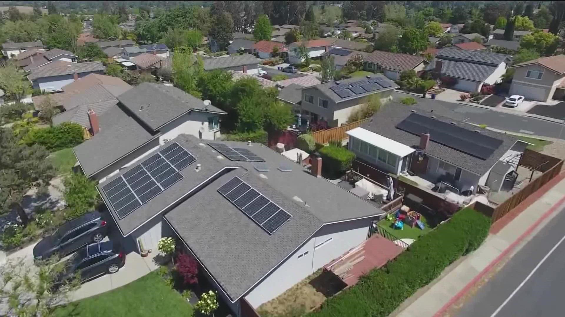 The proposal also slashes the credit customers get for their solar energy sent back to the grid.
