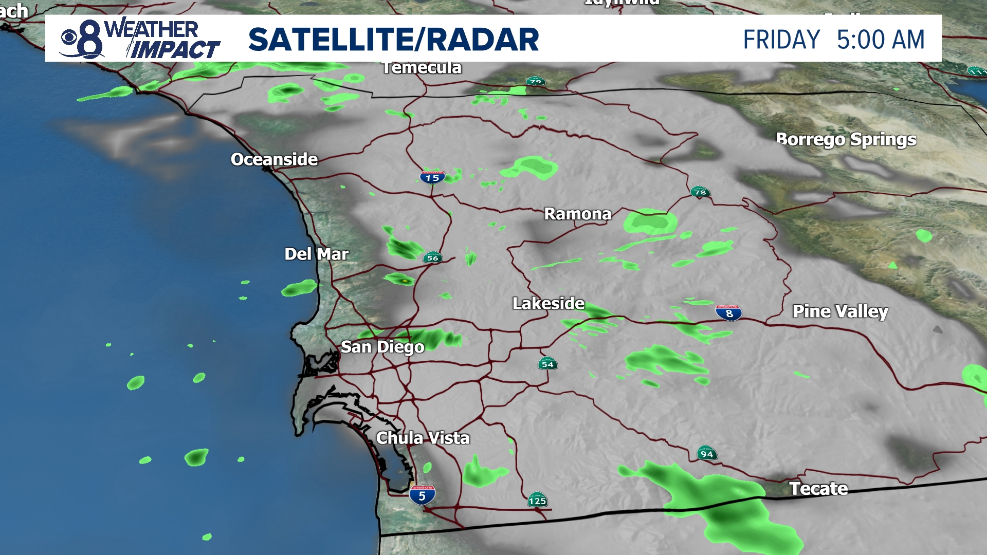 Light rain kicks off the Friday morning commute with chances for it continuing through Saturday alongside breezy winds and colder temperatures.