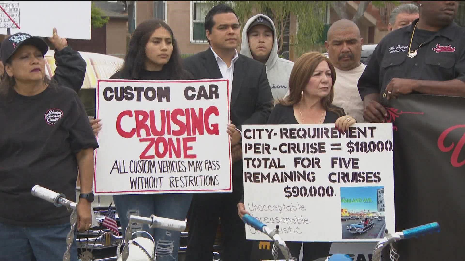 Following the May 6 event, the city of National City says the United Lowrider Coalition would have to start paying a policing and safety resource fee.