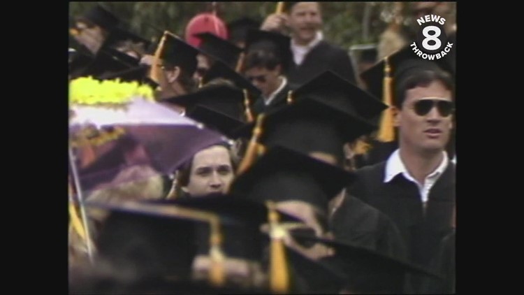 San Diego State University Graduation 1990