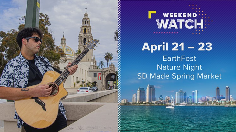 Weekend Watch April 21 - 23 | Things to do in San Diego