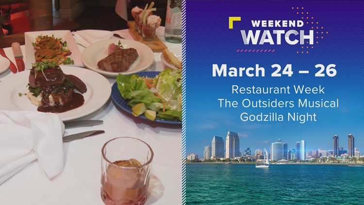 Weekend Watch March 24 - 26 | Things to do in San Diego