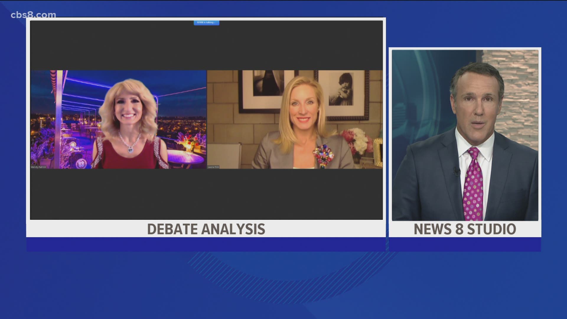 Laura Fink and Wendy Patrick spoke with News 8 about the Trump-Biden debate and who they think made a stronger case for the presidency.