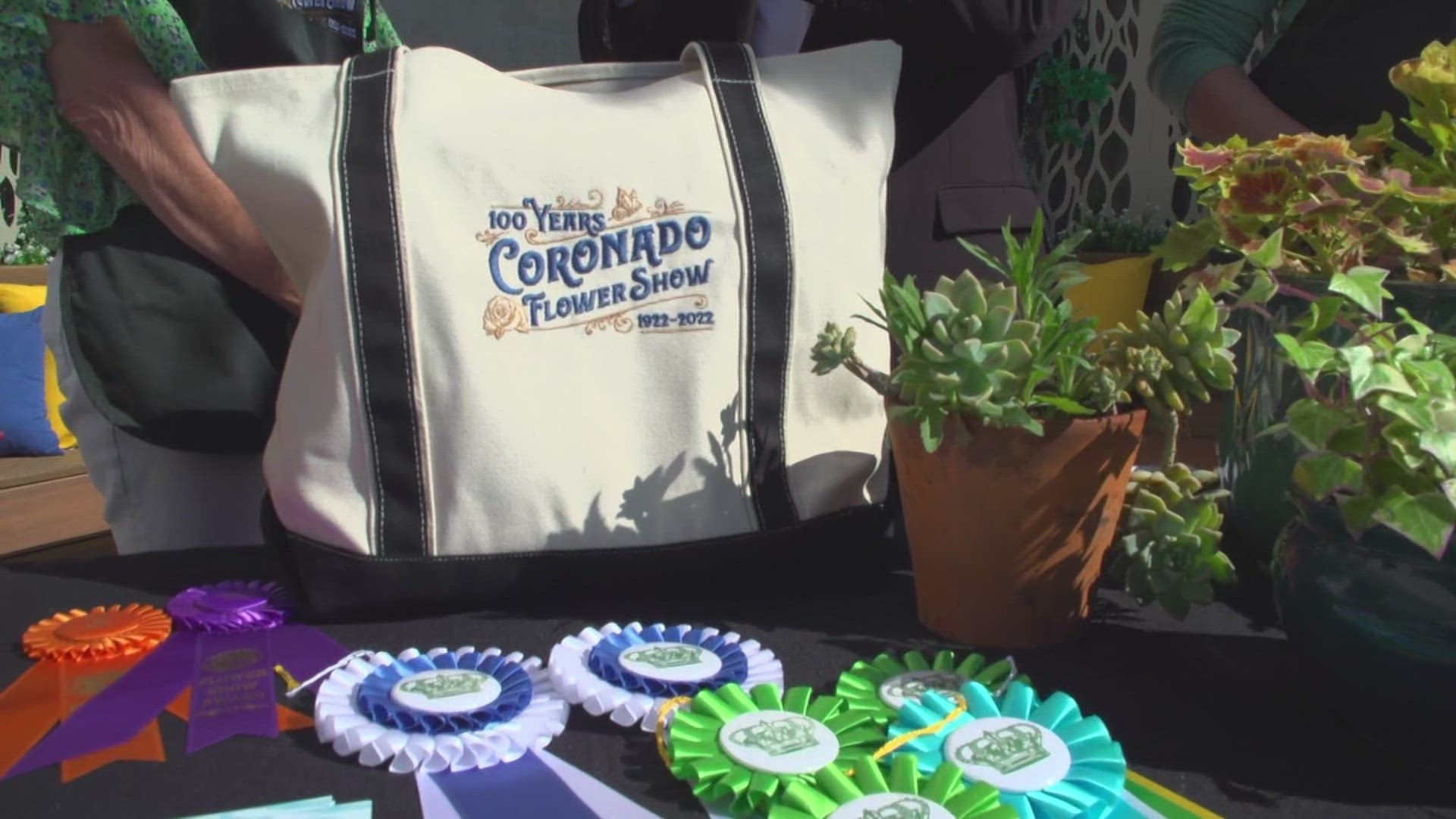 Sarah Kelly, Co-Chair, Coronado Flower Show, and Leslie Crawford – Master Gardener, visit CBS 8 to discuss the 102nd Annual Coronado Flower Festival