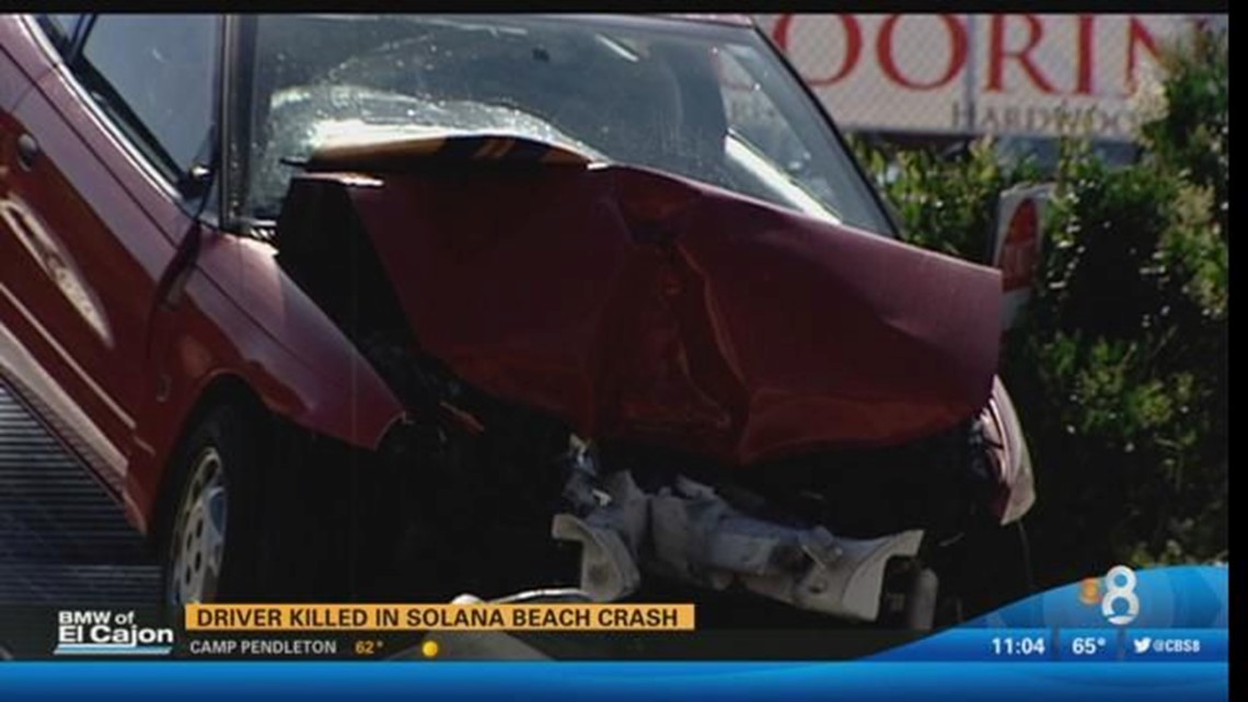 Driver killed in Solana Beach crash