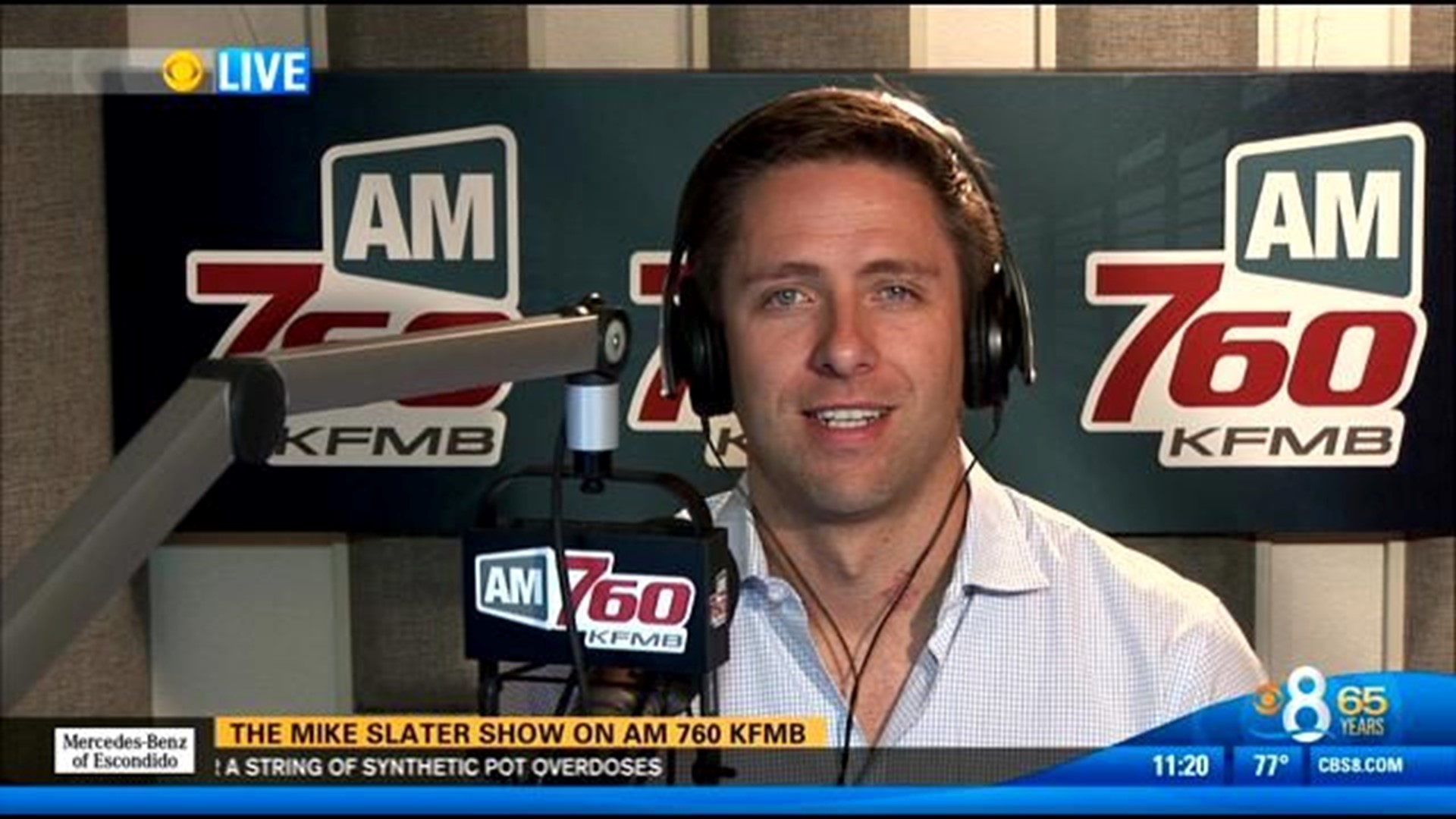 Mike Slater on CBS News 8 Freedom and security