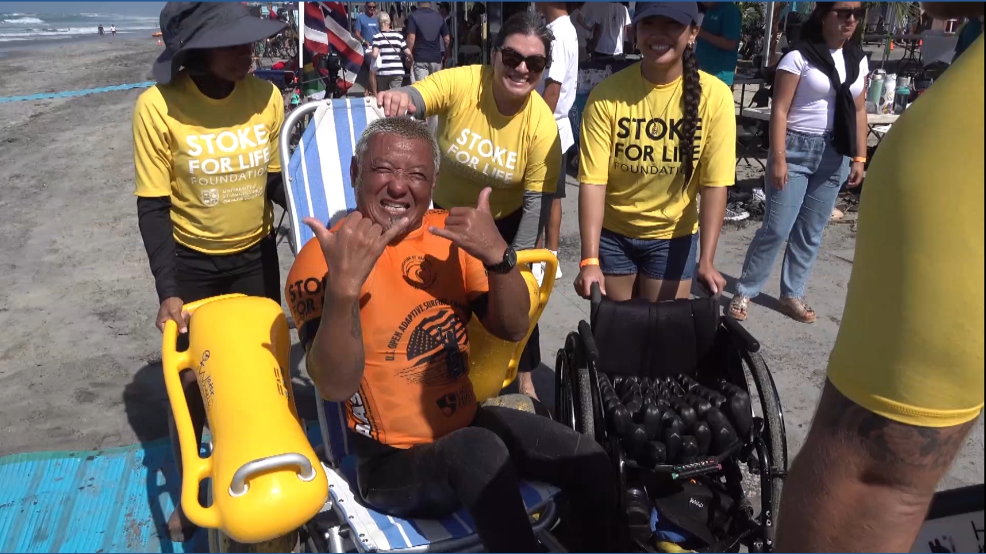 U.S. Open Adaptive Surfing Championships wows crowd in Oceanside