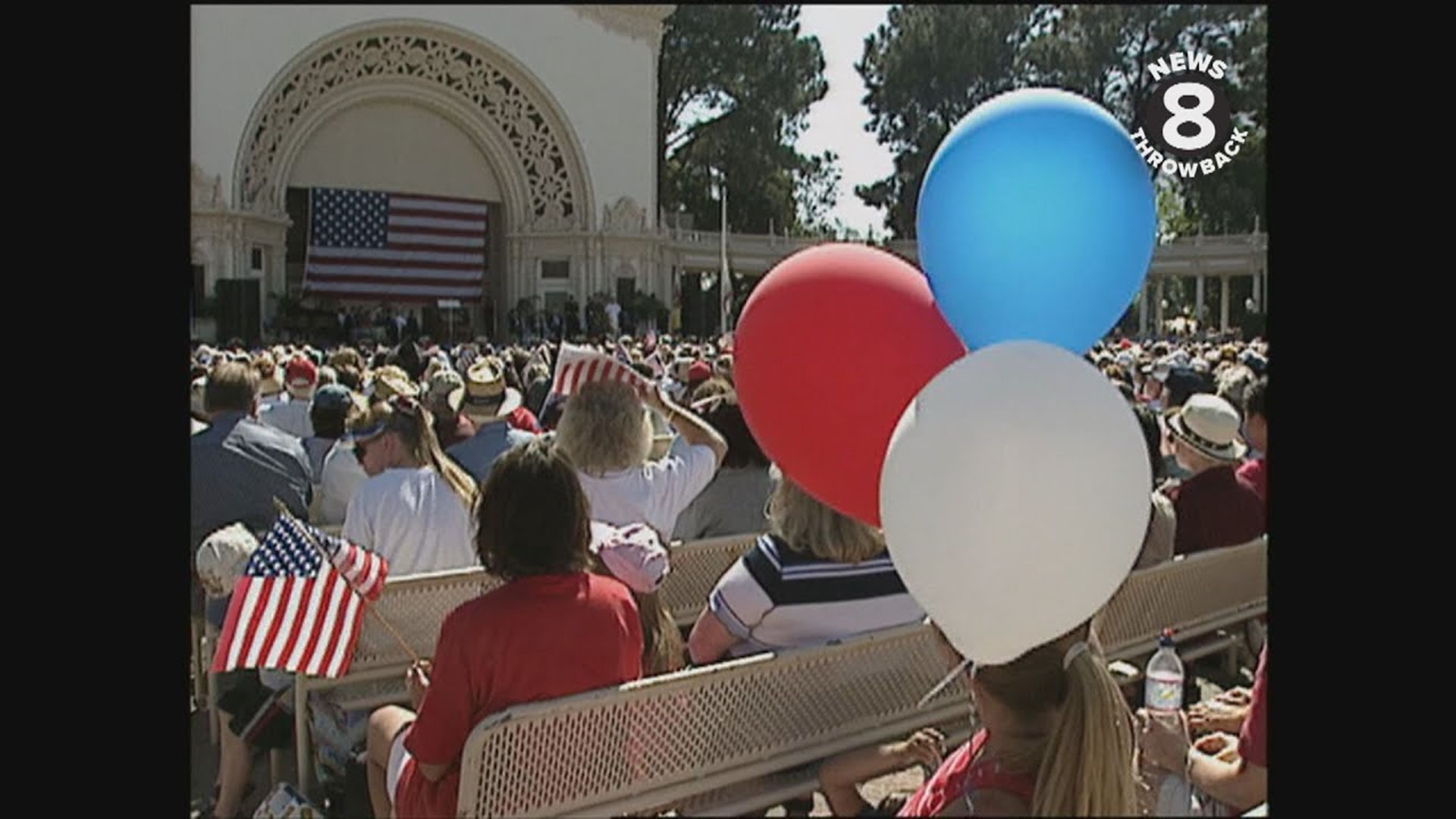 Day of Remembrance 9/11 ceremony in Balboa Park, San Diego - Sept. 16, 2001