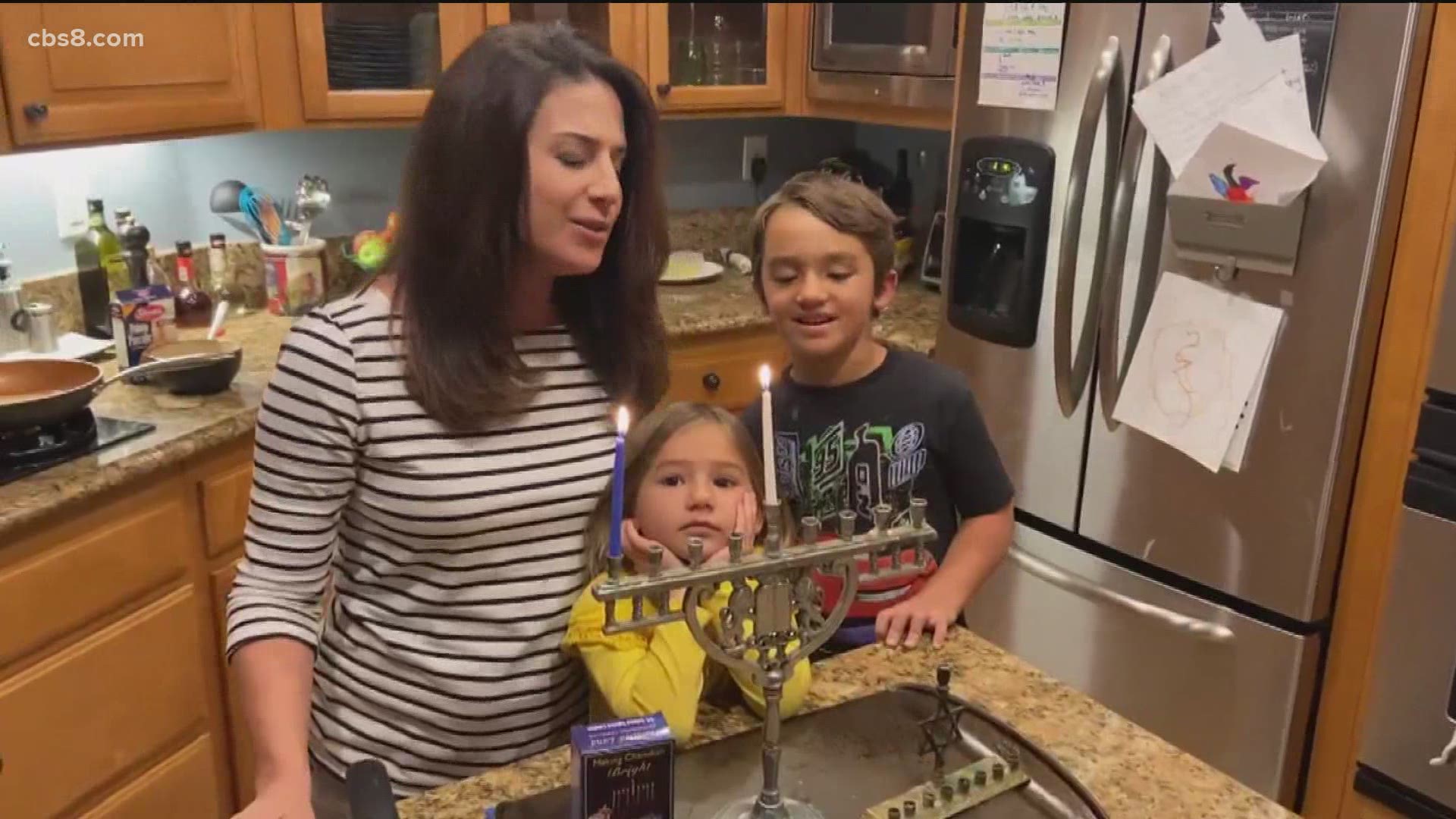 Jewish families in San Diego County are celebrating the first night of Hanukkah during this pandemic.