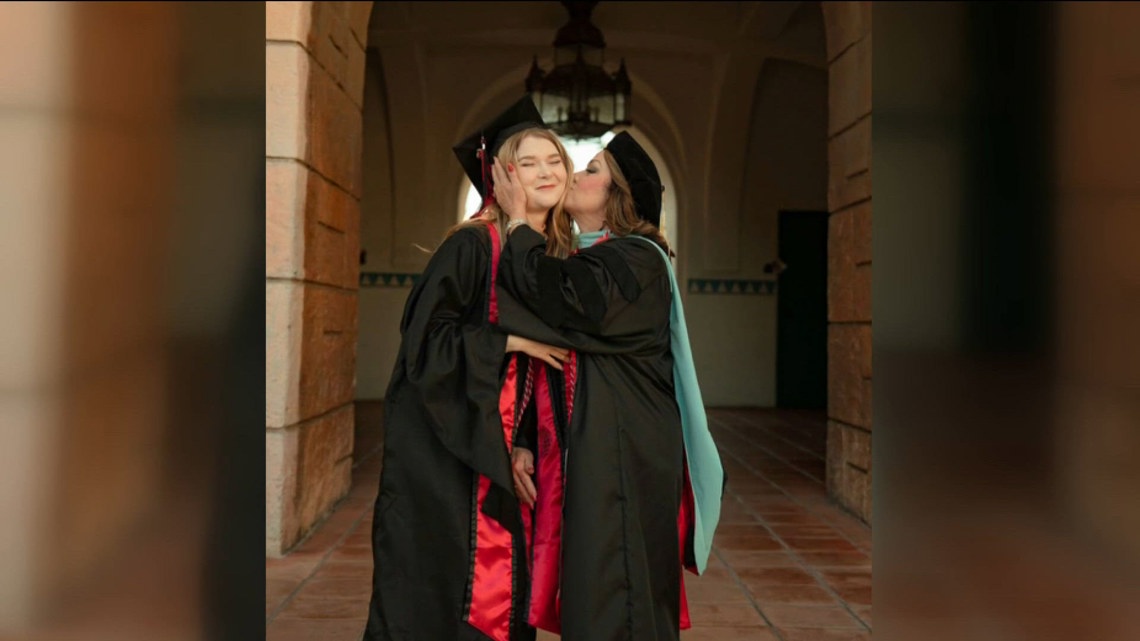 Mom and daughter earn new degrees, graduate from SDSU at the same time