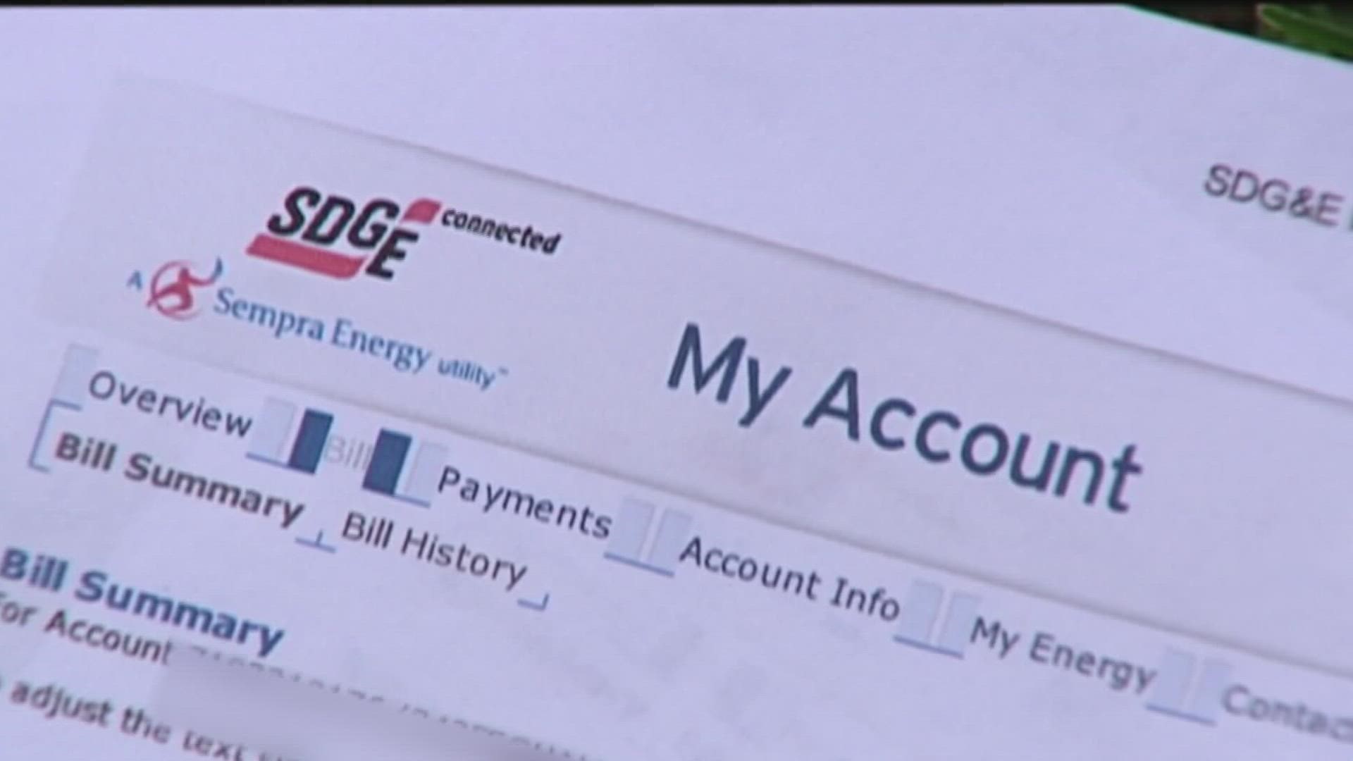 SDG&E is sending direct emails to customers this week so they can plan accordingly as all utility costs rise.