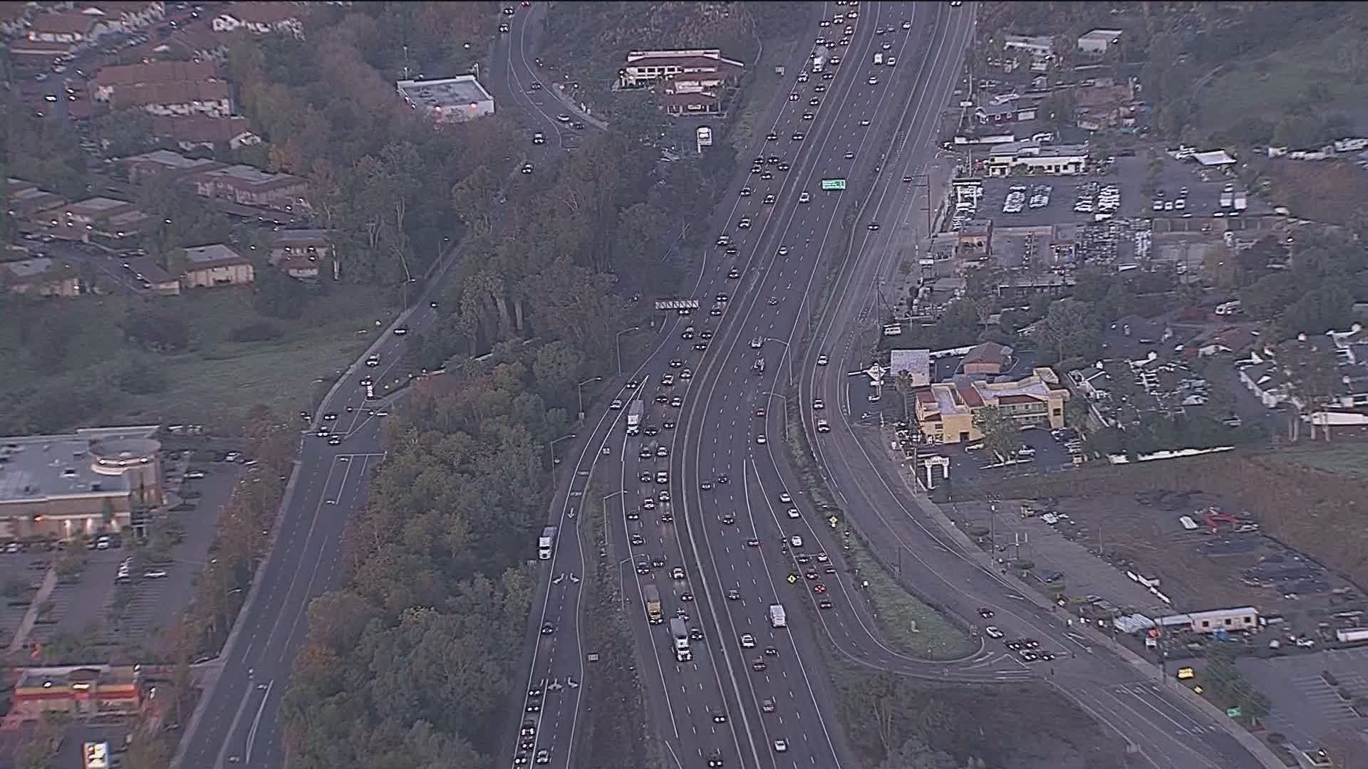 All Eastbound Lanes Of SR-78 In Vista Shut Down After Serious Of ...