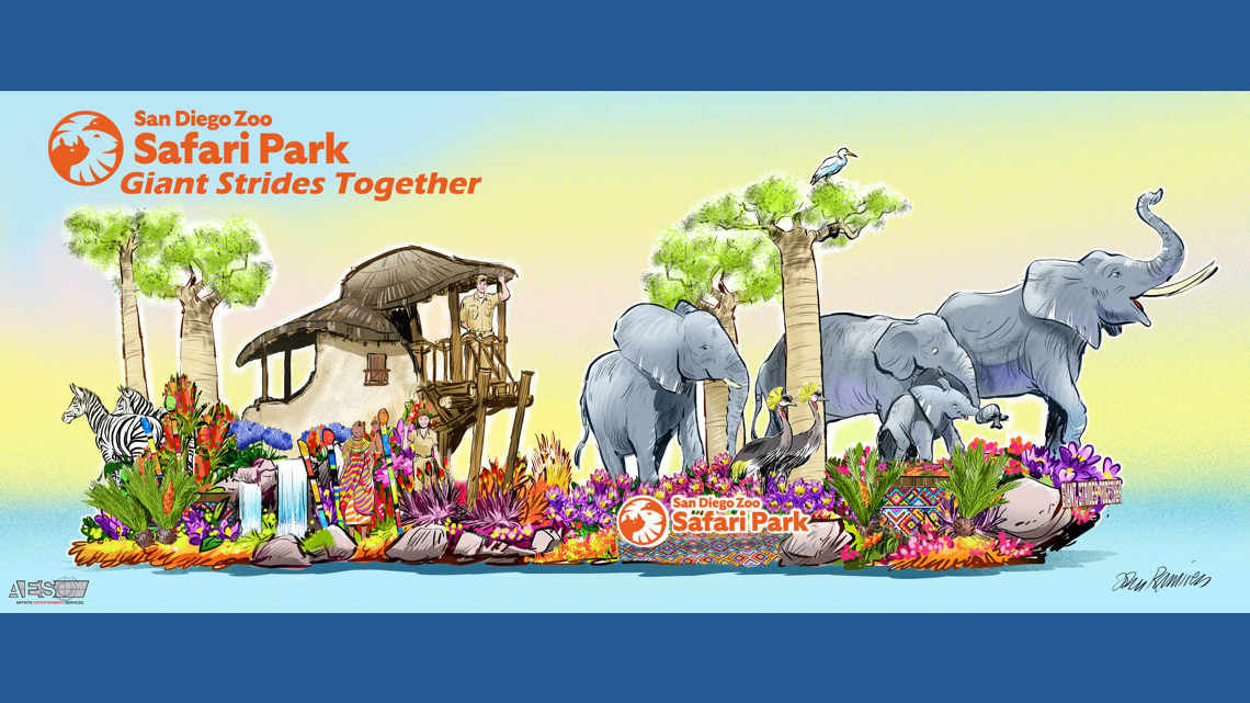 San Diego Zoo Wildlife Alliance announces theme of 2026 Rose Parade float
