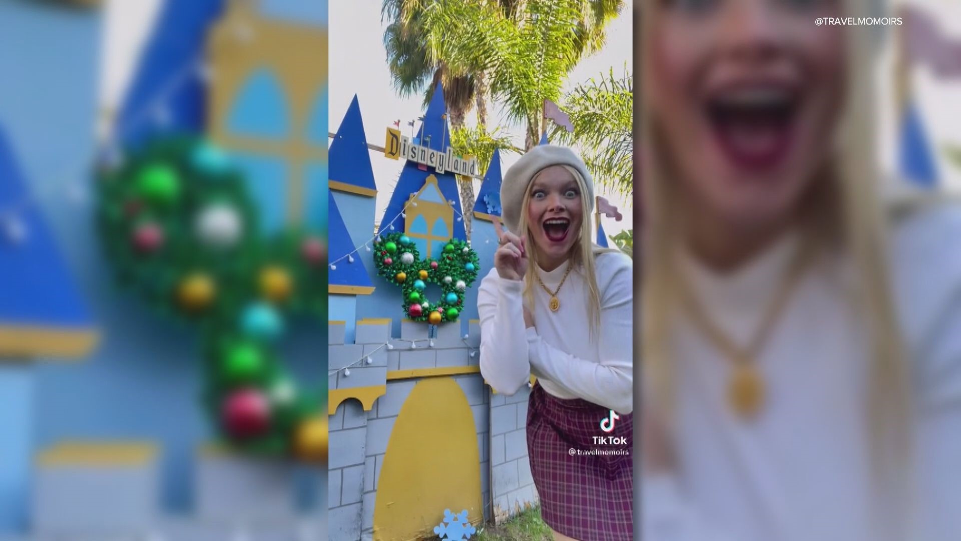 A Navy veteran turned social media influencer decked out her Eastlake home as a Disney winter wonderland.