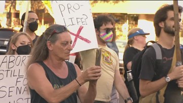 'We just keep going back' | Protests against Supreme Court Roe reversal continue in Escondido