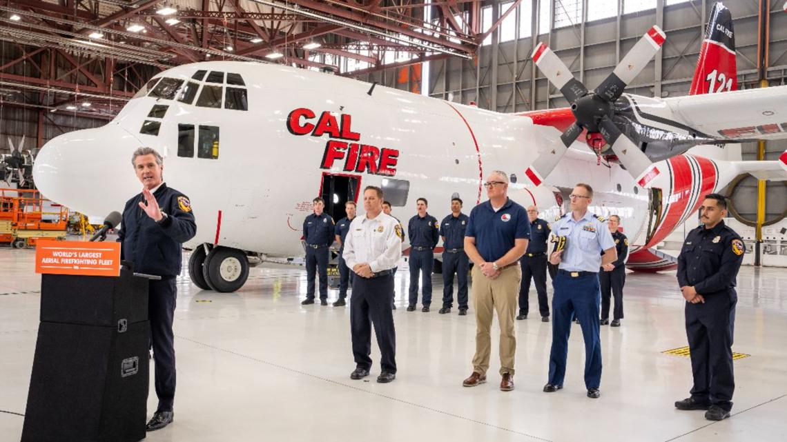 California deploys second C-130 airtanker for fire season | cbs8.com
