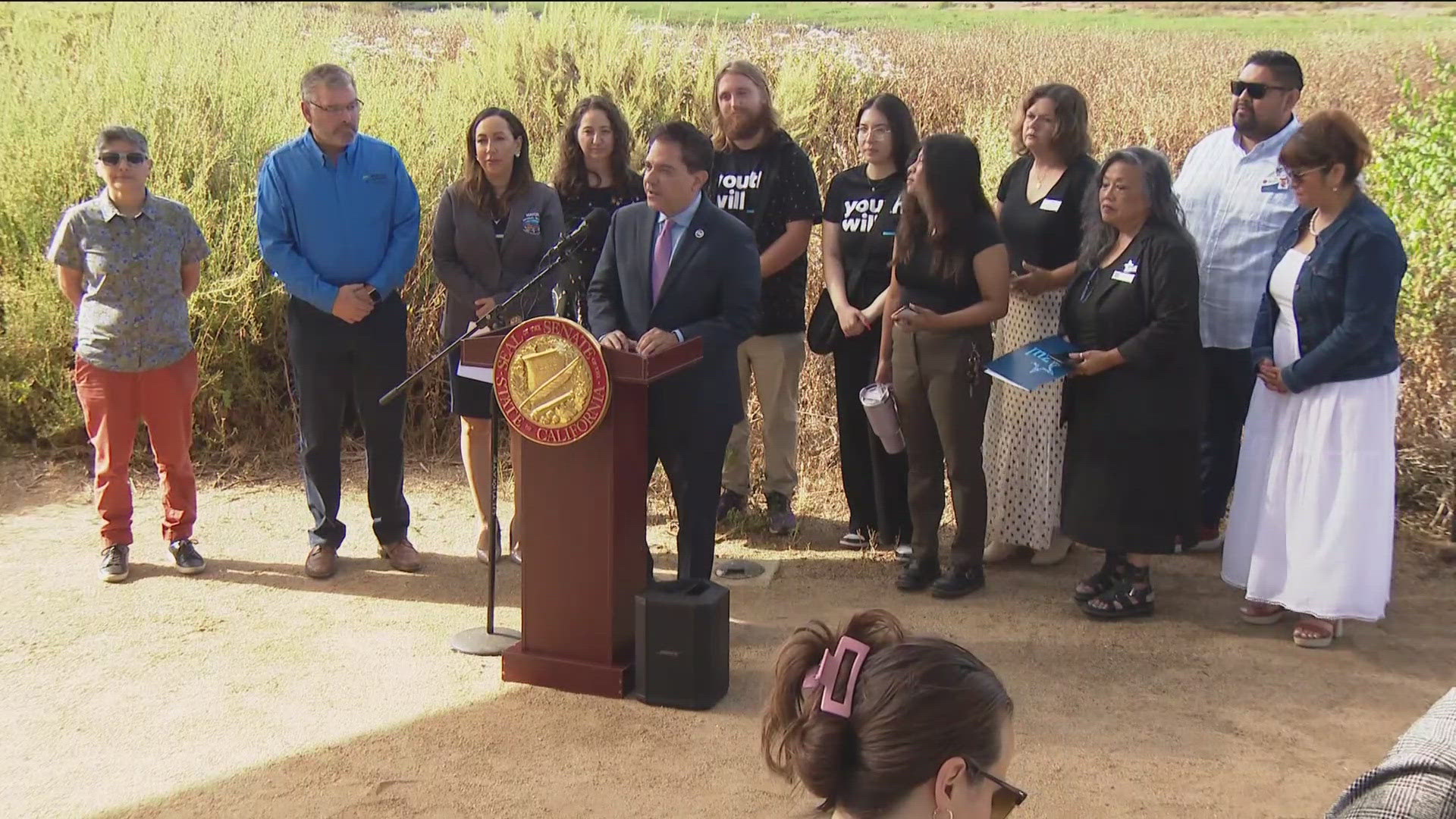 State Sen. Steve Padilla has proposed a legislative package to address Tijuana River pollution. He expressed frustration at how slow it has been to see action taken.