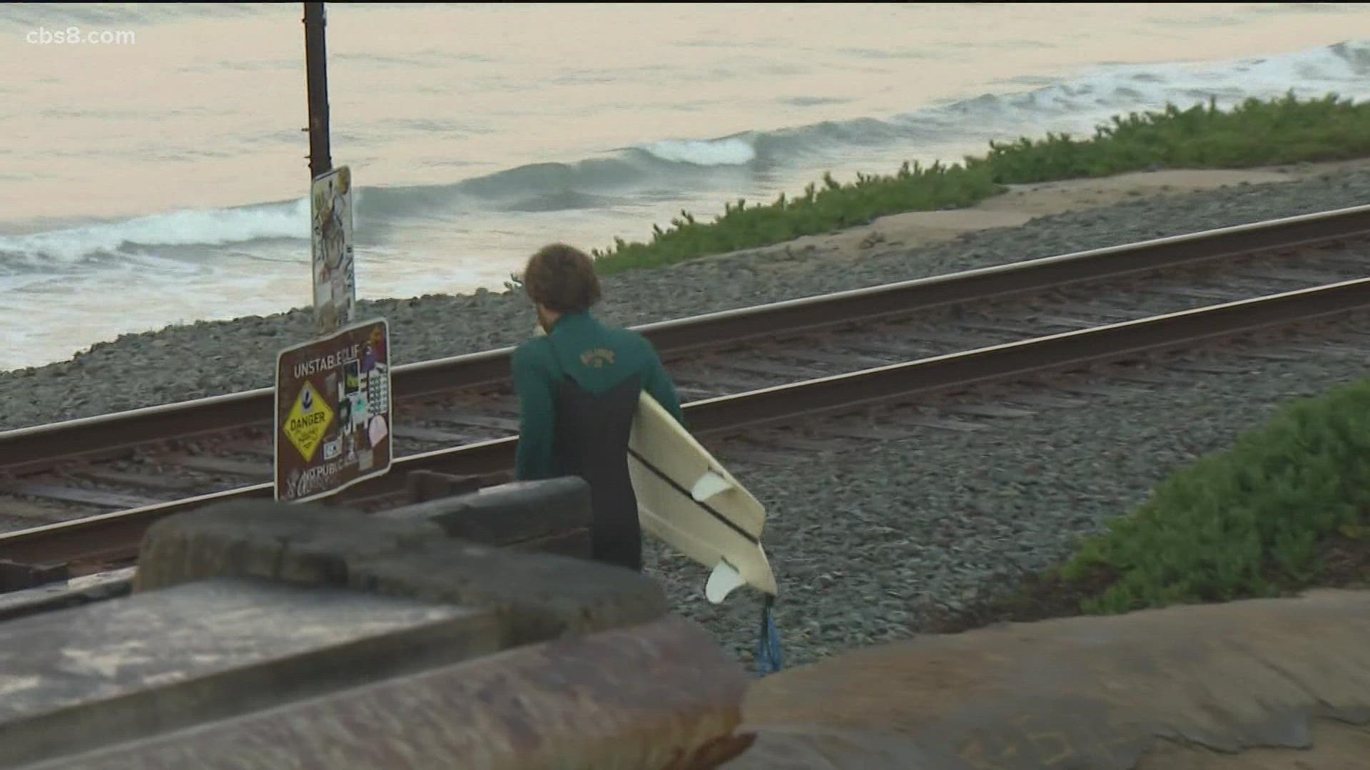 NCTD plans to put a stop to people crossing the tracks by installing six-foot fences on both sides of the tracks in Del Mar.