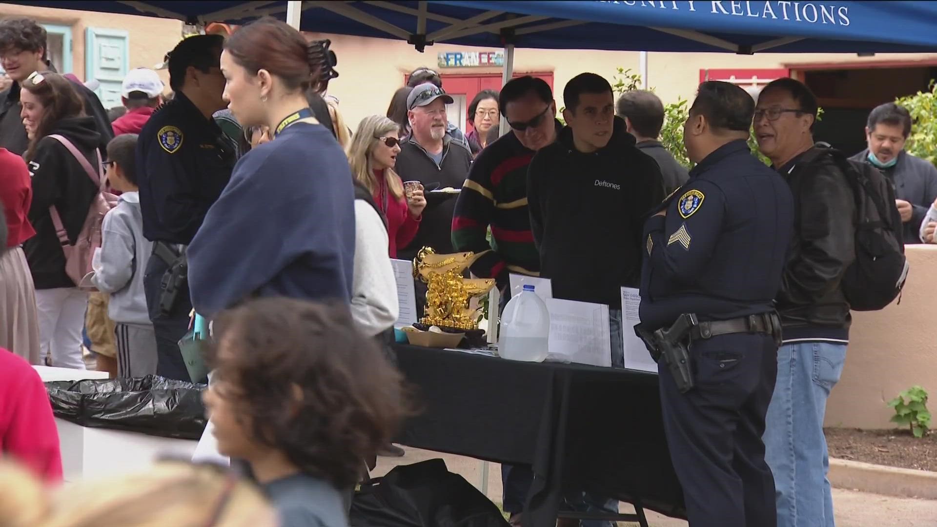 There were no known threats here in San Diego, but police were on high alert in Balboa Park, watching over as Lunar New Year festivities going on.