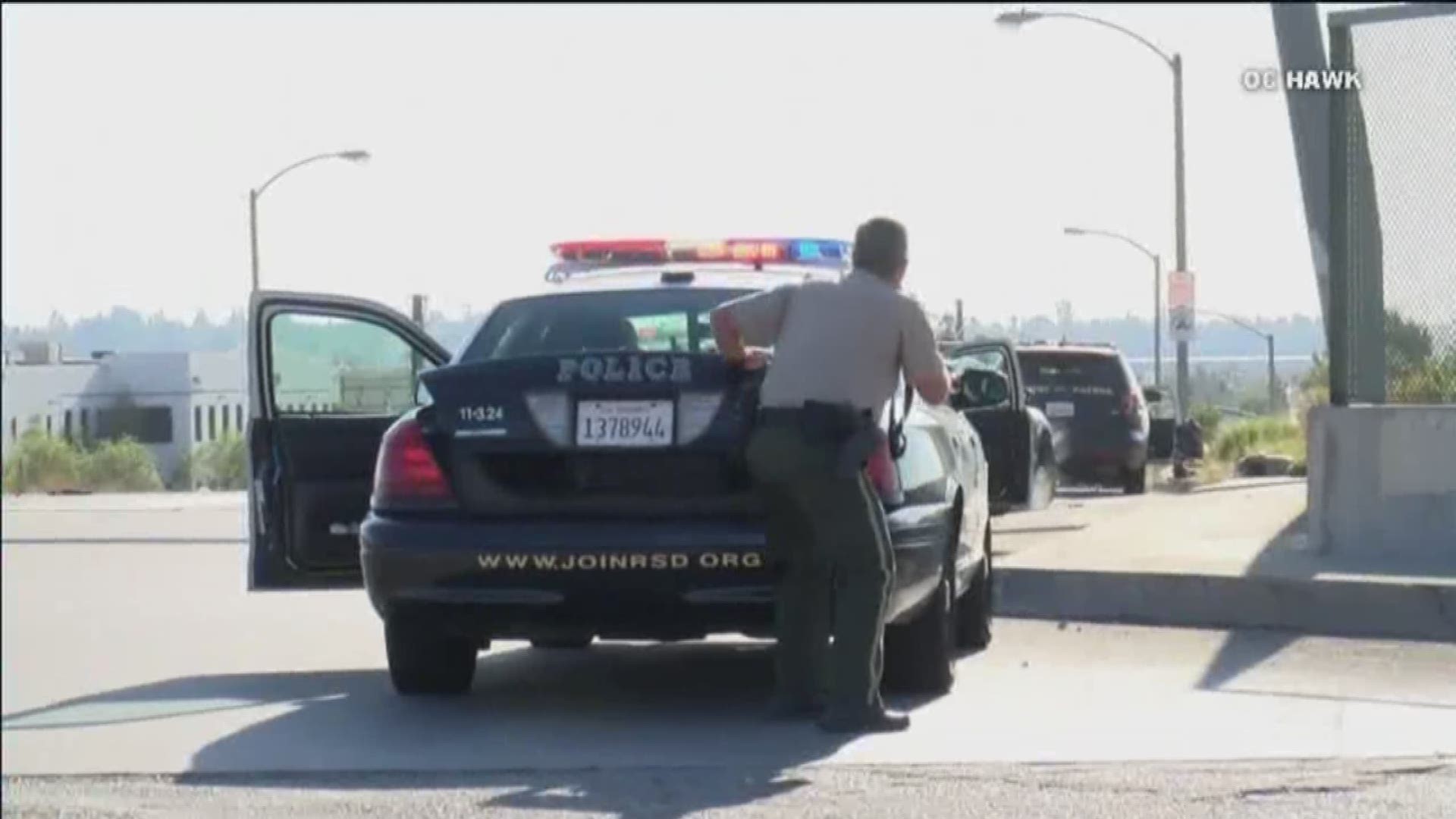 Shootout on the 215 in Riverside kills CHP officer, suspect