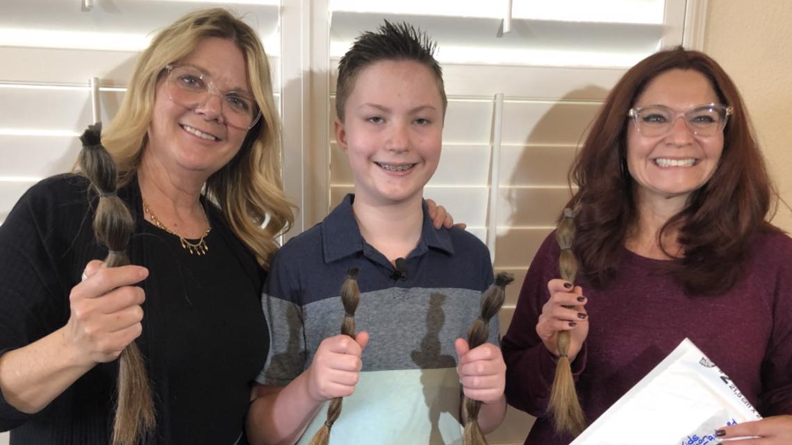 San Marcos boy grows out hair for cancer donation - Vimarsana News