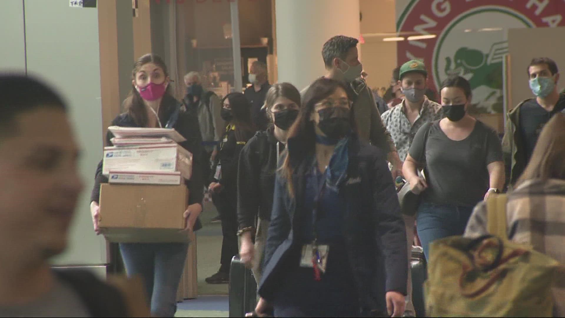 Portland International Airport will no longer be enforcing a federal mask requirement after a ruling in Florida that struck down the Biden administration rule.