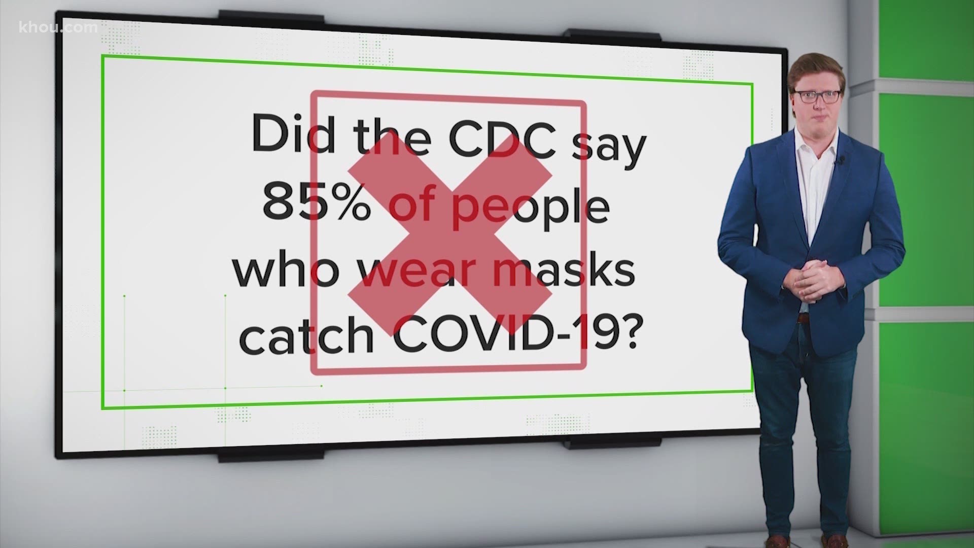 The claim misrepresents a recent study and the CDC's official stance on wearing masks.
