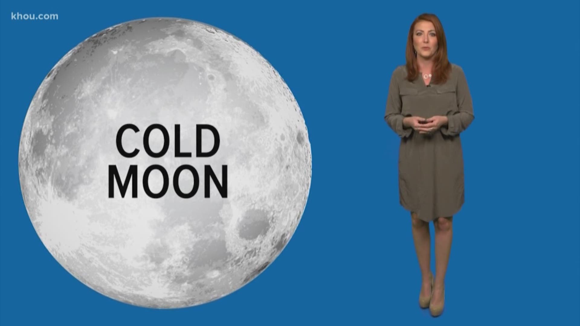 There's a full moon Wednesday night and like every other time during the year, this one has a special name. Well, names.