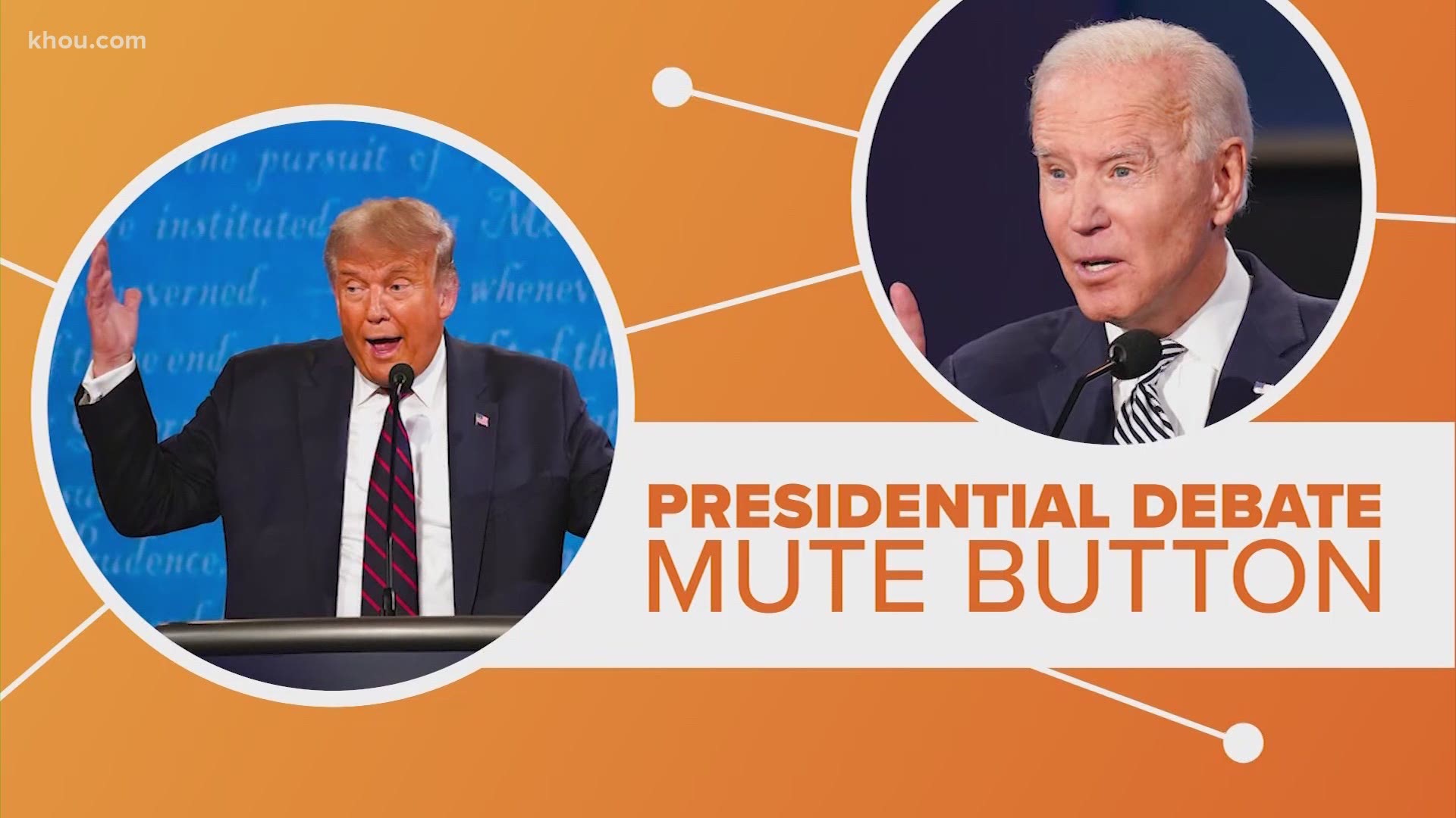 The presidential debate commission has added a new element to the normally predictable debate format -- a mute button. Let's connect the dots.