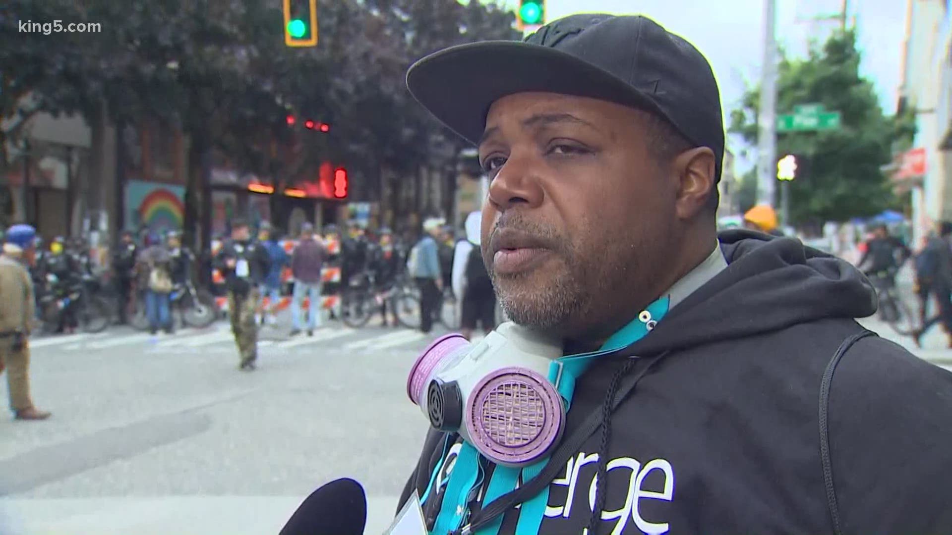 25 arrested during overnight protests after Seattle police dismantle ...