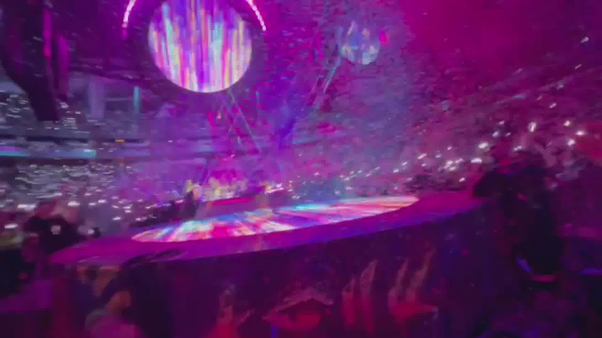 Coldplay live performance in 2025