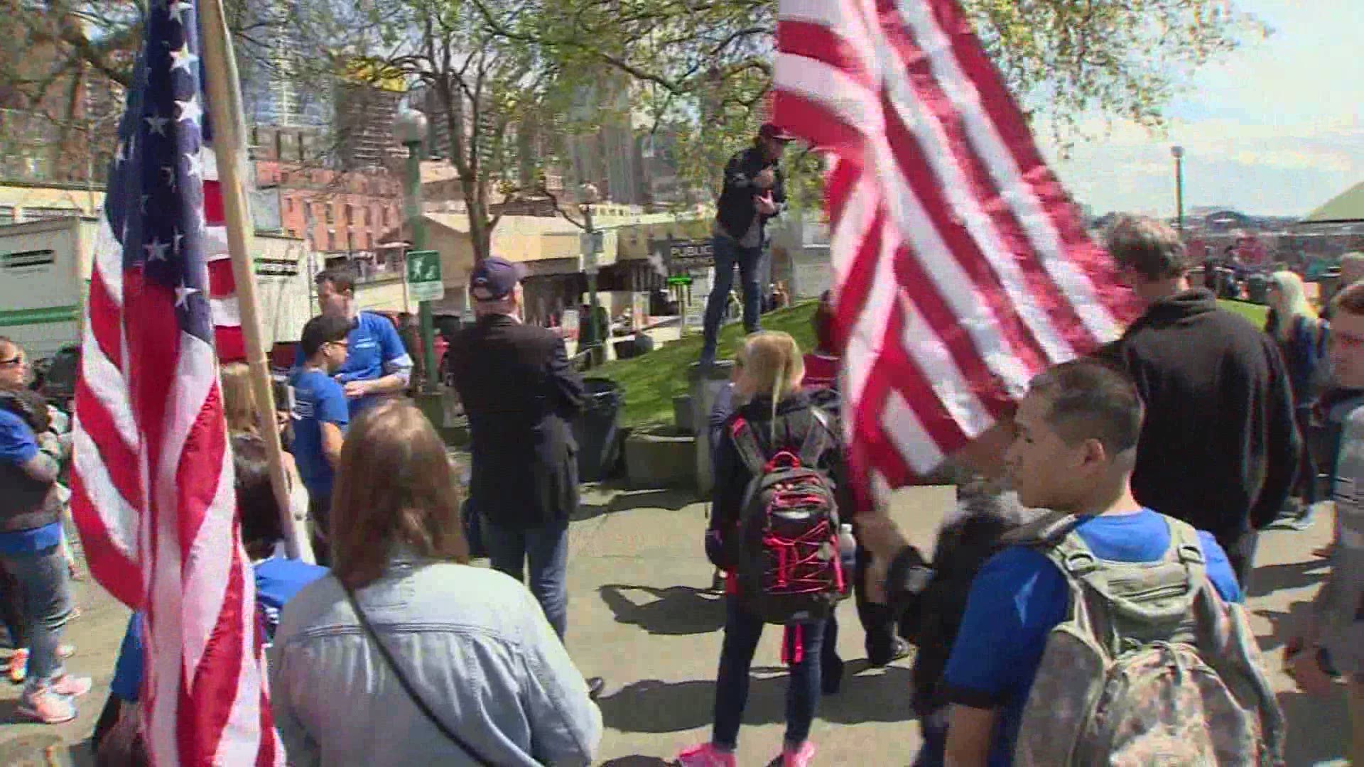 The walk from Seattle to Dallas honors veterans and first responders to remember the true meaning of Memorial Day