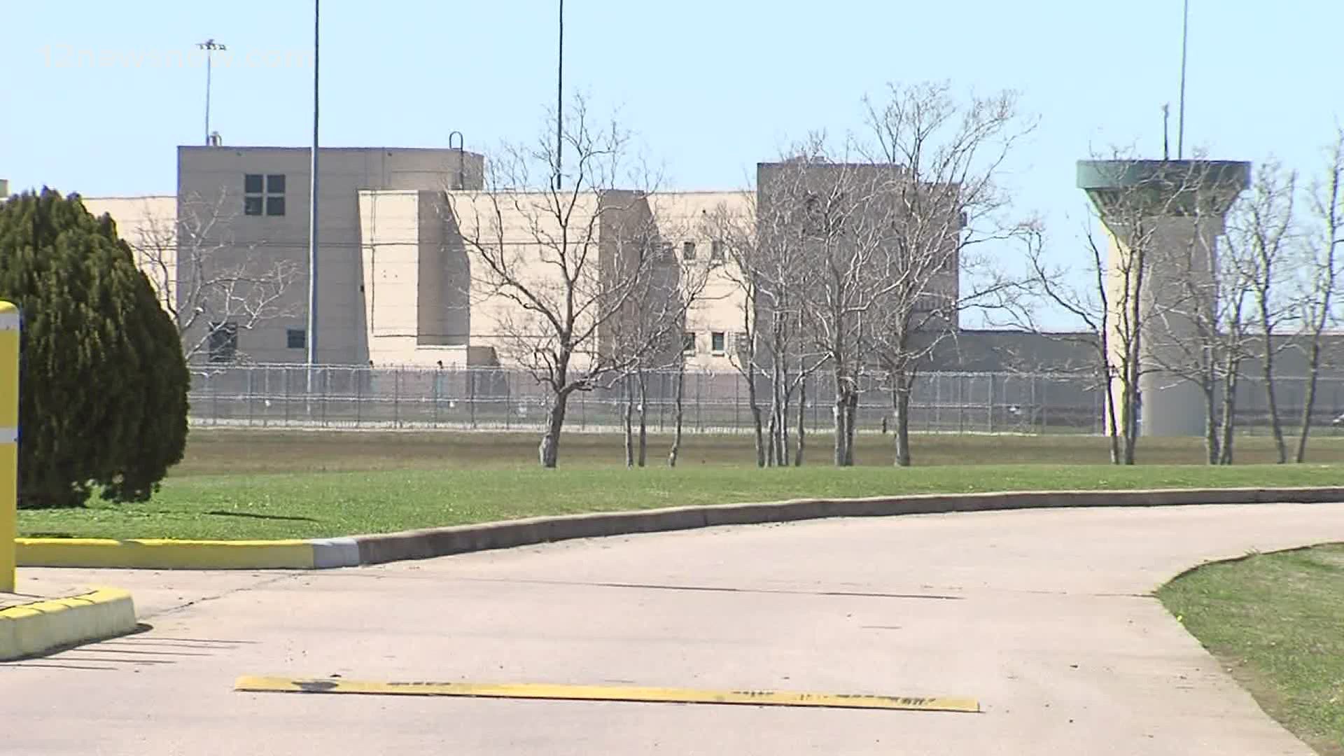 The prison has the highest number of active cases in the federal prison system