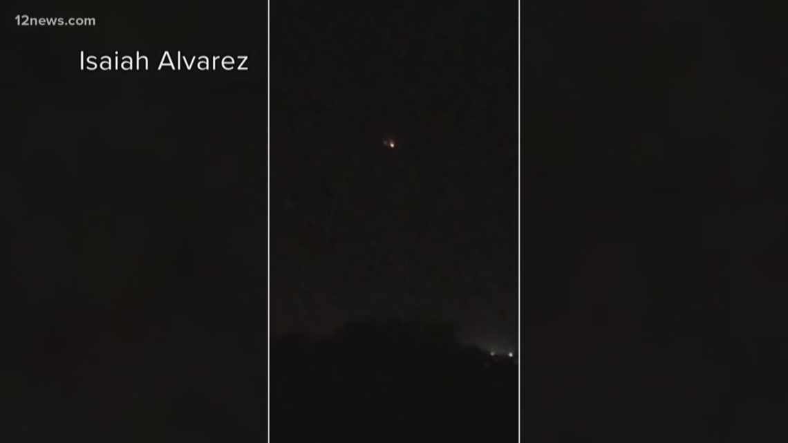 Strange lights appear in night sky over Tucson