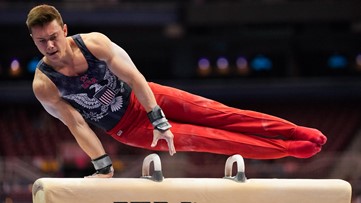 Brody Malone on course for Tokyo after 1st night of Olympics gymnastics trials