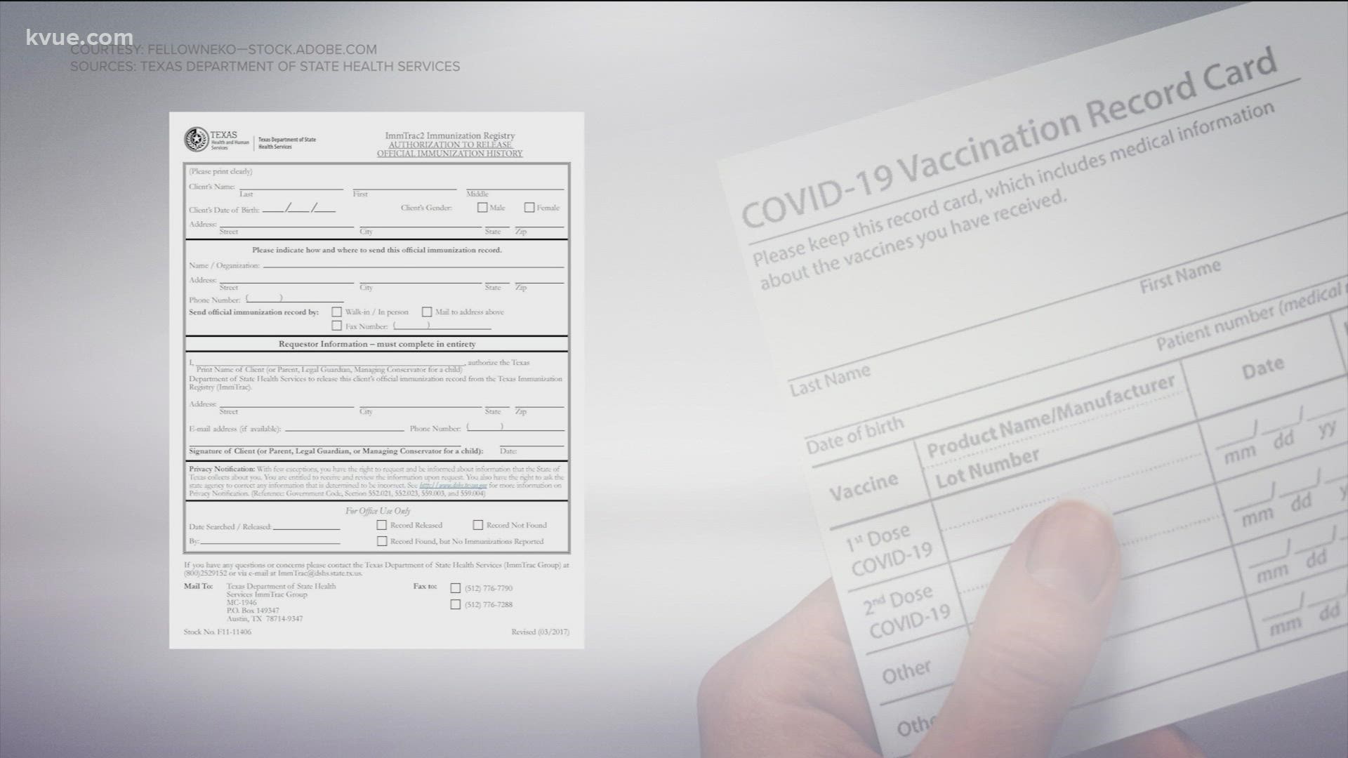 You have more than one way to get your COVID-19 vaccine records. The State tracks everyone who got vaccinated in Texas.