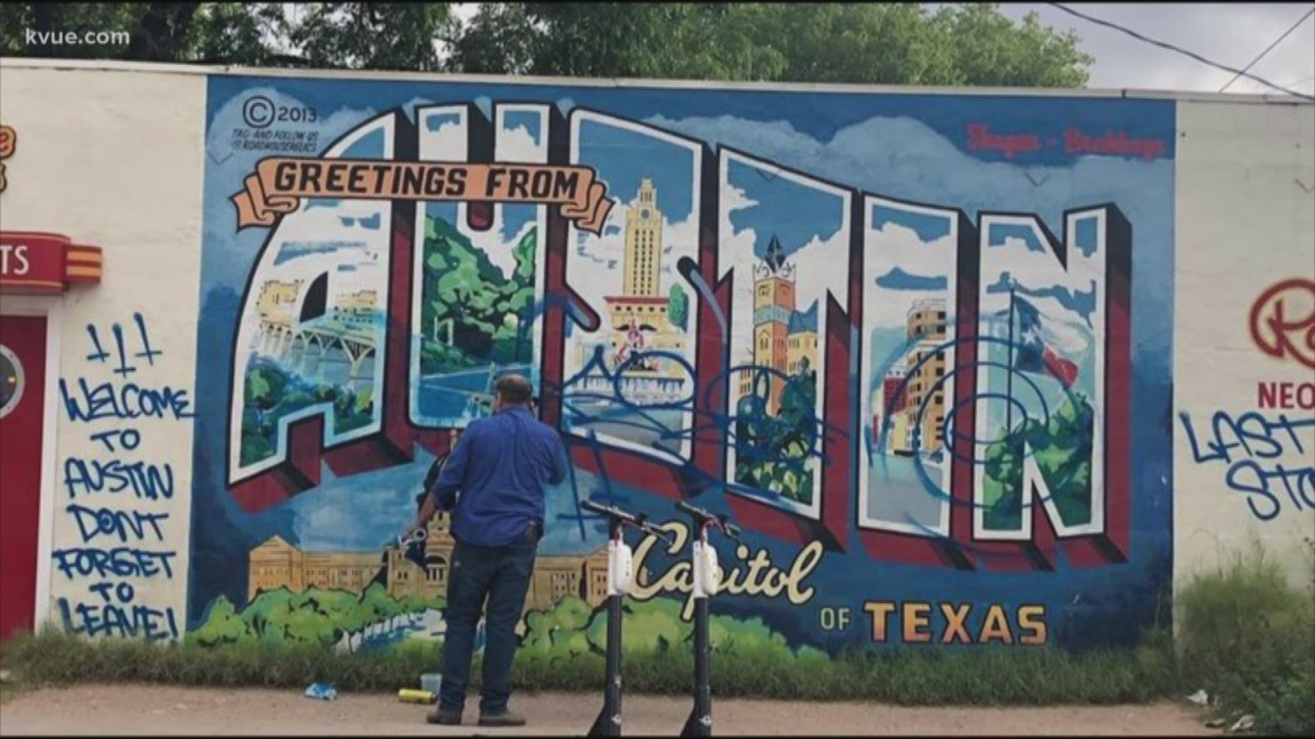 Greetings From Austin Mural / Greetings from Austin (With images ...