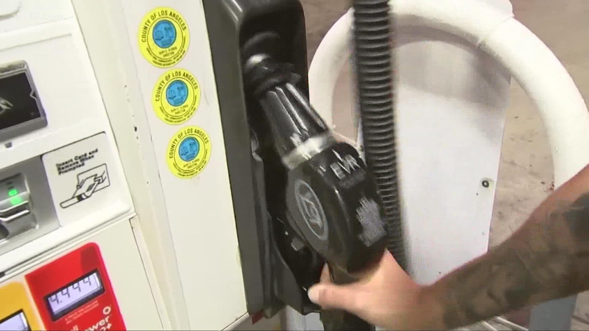 Triple-a says Californians pay $1.20 more per gallon compared to the national average.