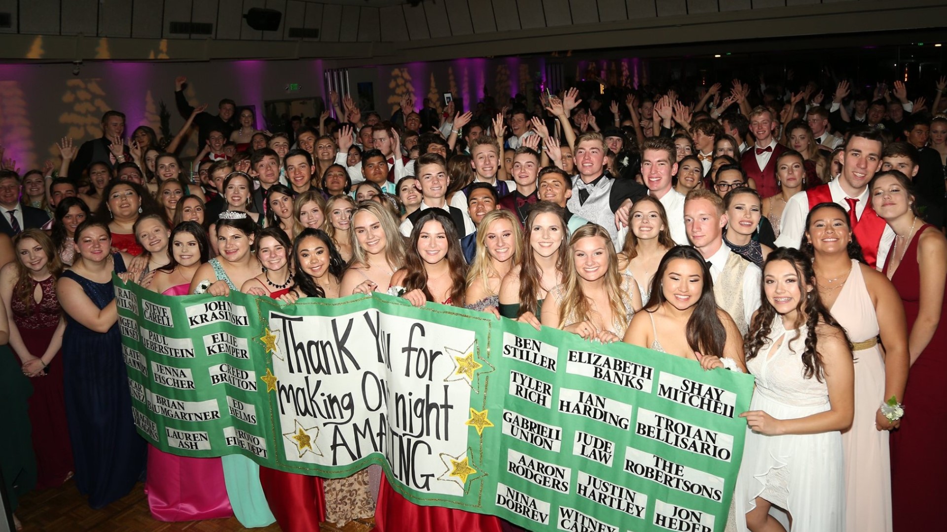Melanie Little made prom night even more special for the teenagers of Paradise. Enlisting the help of more than 30 celebrities, she made a video message the students will always remember.