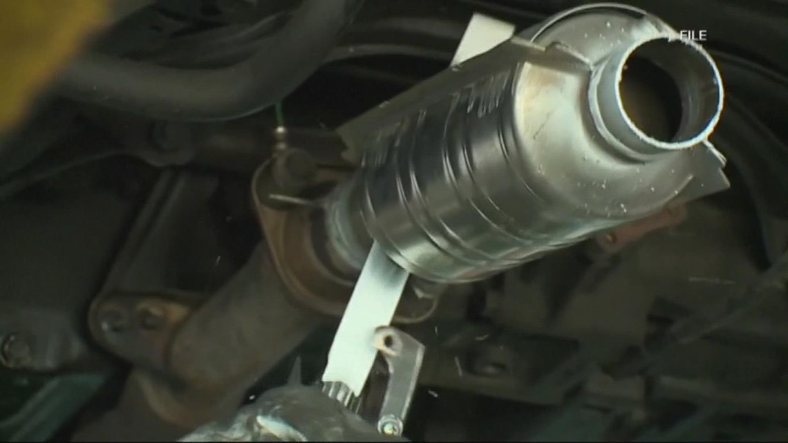 California catalytic converter theft suspect run over and killed