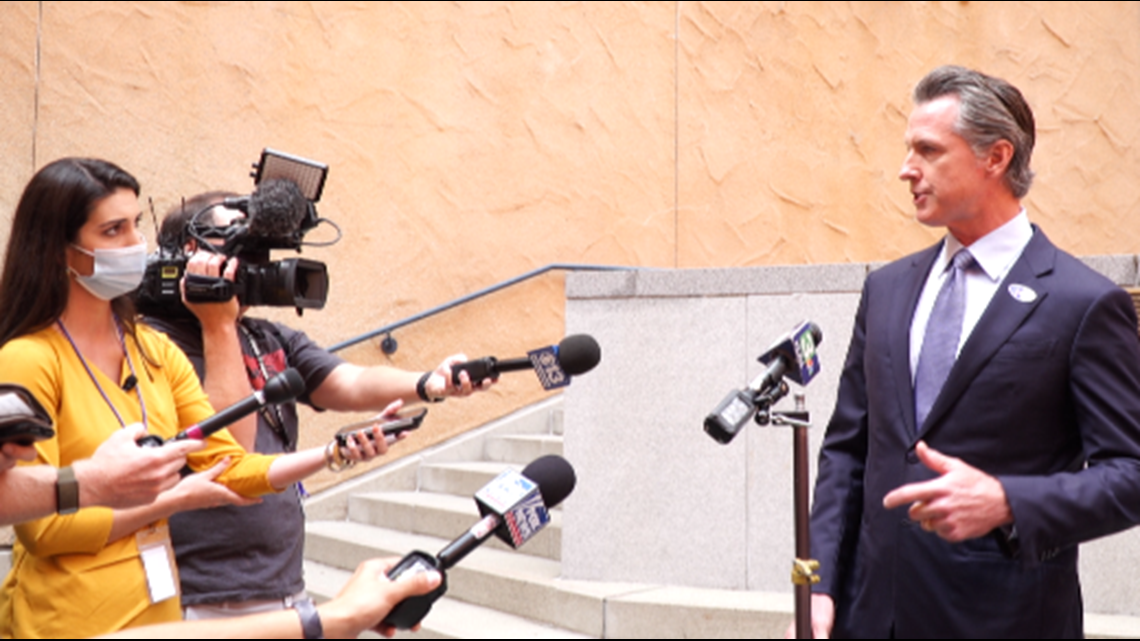 Newsom keeps open mind on LA County school vaccine mandate | cbs8.com