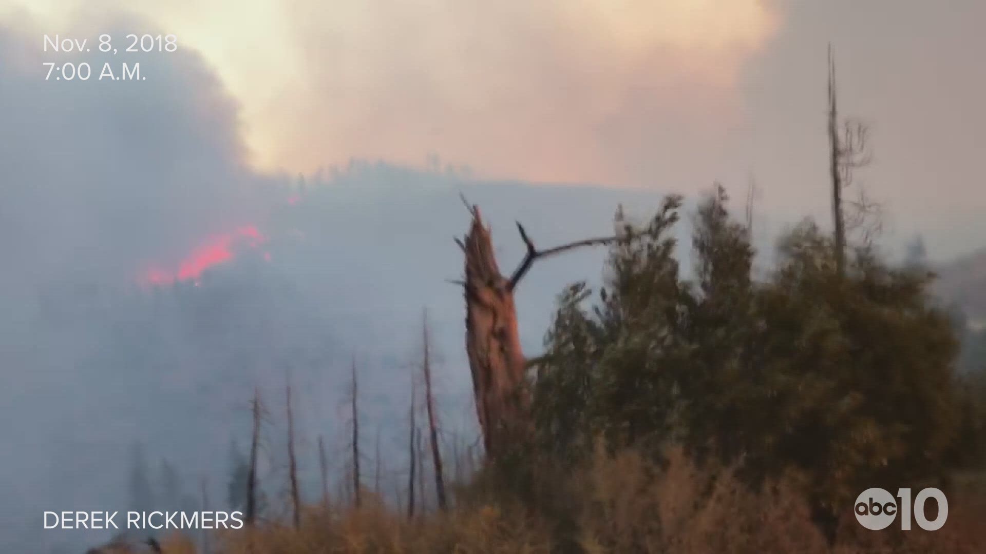 More stories are beginning to emerge from the Camp Fire, and perhaps the earliest glimpse of the disaster was shot by a lifetime resident from Concow, who captured video of the flames and the high winds that fueled them.