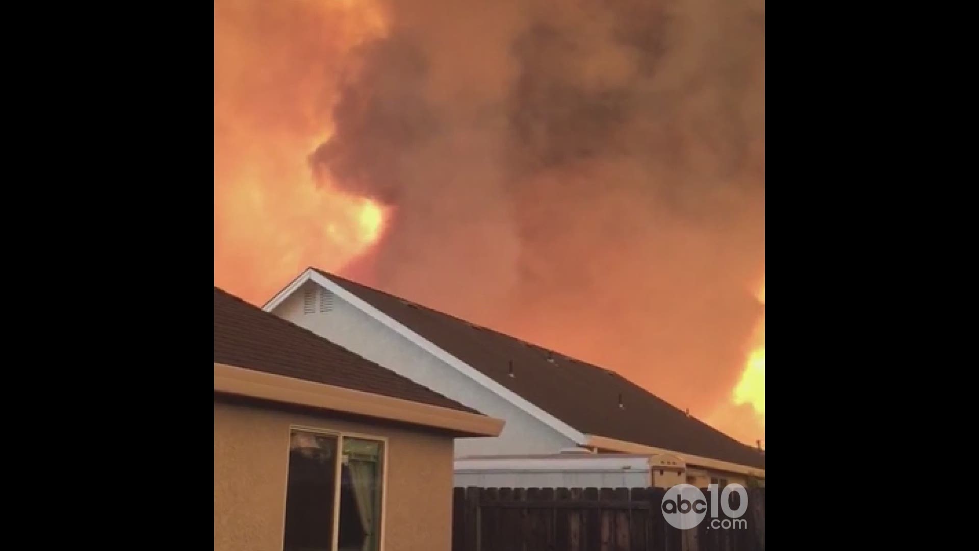 The video shows the Carr Fire in Shasta County creating a strong rotation updraft, just outside of Redding. (July 27, 2018)