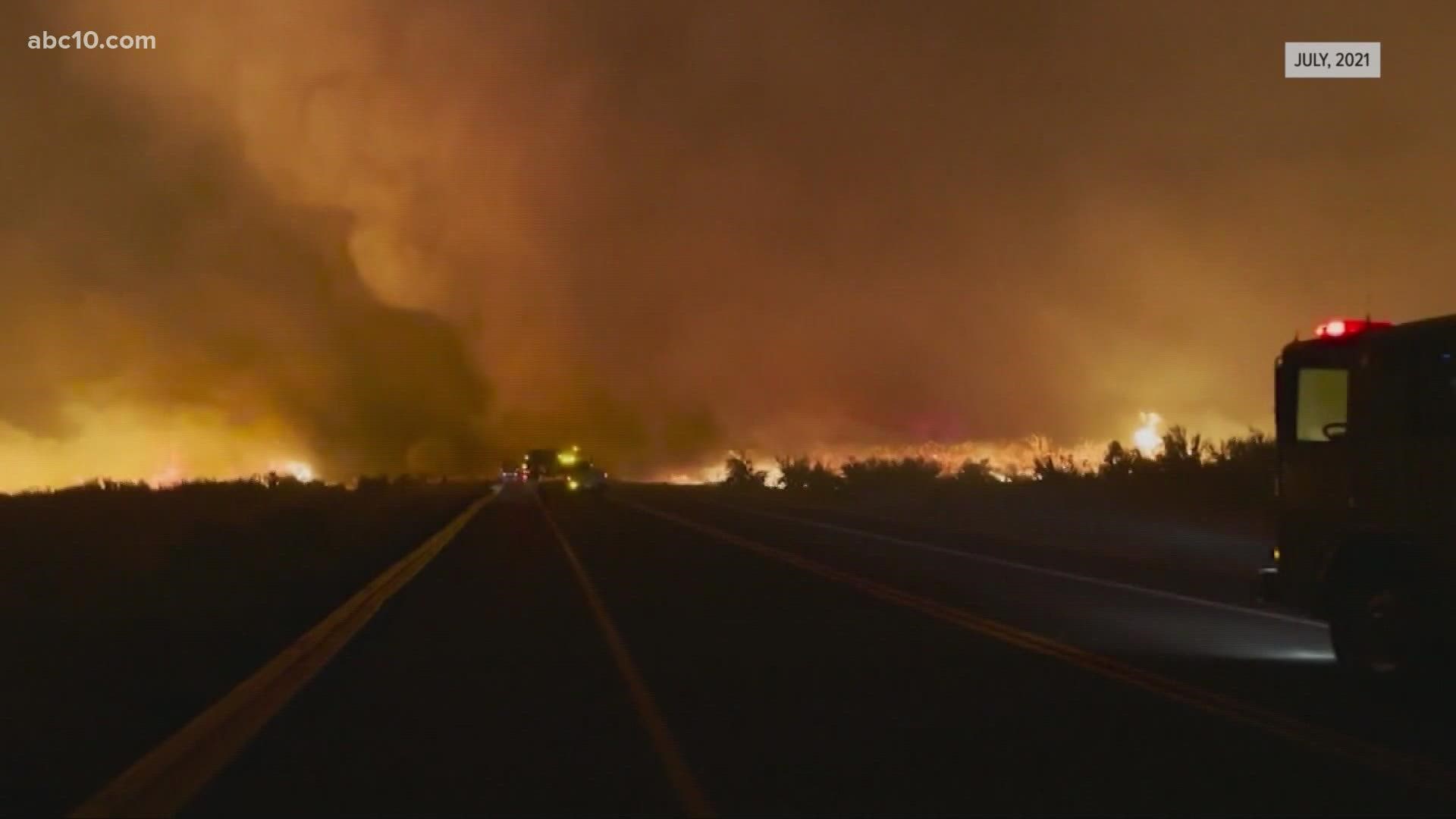 Newly released audio shows a PG&E worker saying a tree falling on a powerline is what started the Dixie Fire.