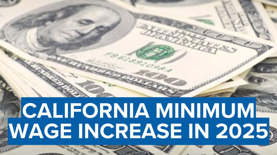 California minimum wage to rise to 16.50 in 2025