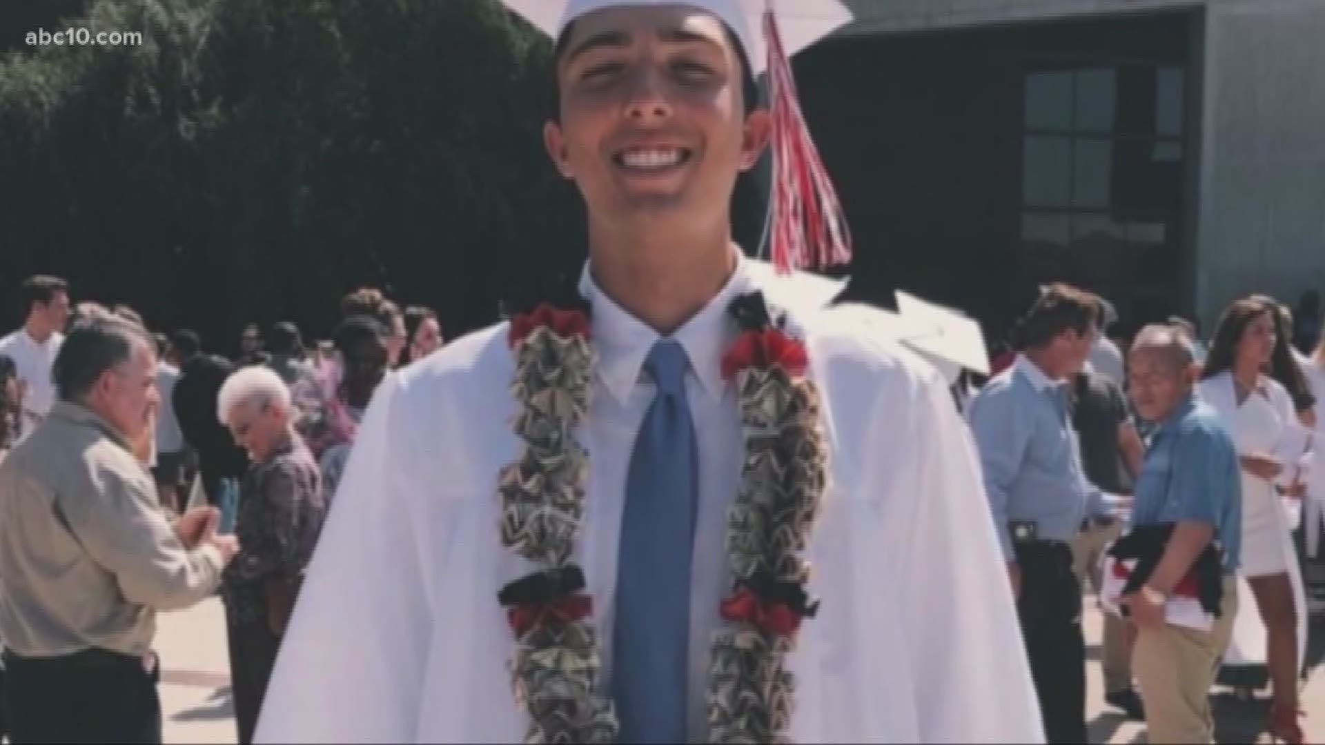 Dylan Hernandez was taken to a hospital and died Sunday surrounded by his family, University President Adela de la Torre said in a statement to students and parents.