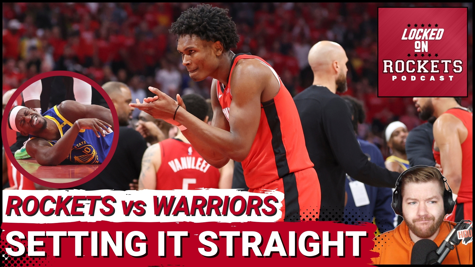 Rockets ADDRESS Amen Thompson-Jimmy Butler CONTROVERSY | Can Houston DEFENSE Keep Warriors In Check?